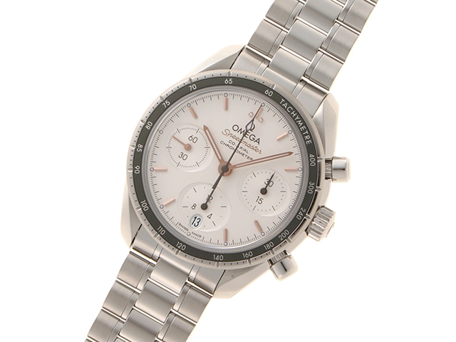 OMEGA オメガ 腕時計 スピードマスター38 324.30.38.50.02.00﻿1ステンレス シルバ﻿ー文字盤  自動巻き【472】SJ