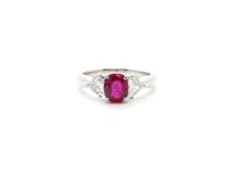 JEWELRY　ノンブランドジュエリー　リング　PT900　ルビー　1.32ct　ダイヤモンド　0.63ct　5.0g　13号　2145000228042　【432】