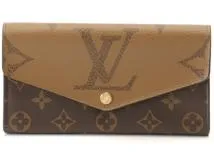 LOUIS VUITTON ルイ・ヴィトン 財布 ポルトフォイユ・サラ M80726 モノグラム・ジャイアントリバース イニシャル(K.Y)入り  RFIDタグ【431】2145000232117 の購入なら「質」の大黒屋（公式）