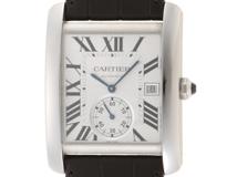 Cartier カルティエ 腕時計 タンクMC W5330003 ステンレス/アリゲーター シルバー文字盤 自動巻き 2018年正規品【472】SJ