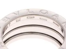 BVLGARI　ブルガリ　B-Zero1リング　Sサイズ　K18ホワイトゴールド　7.7g　＃47　2145000232322　【205】