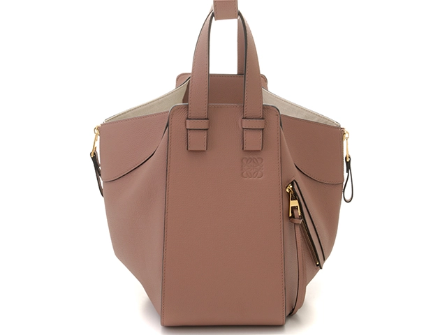 LOEWE ロエベ ハンモックスモールバッグ A538S35X18 ピンクベージュ レザー 【471】2145000234968  の購入なら「質」の大黒屋（公式）