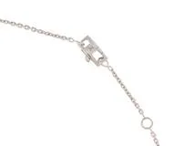 LOUIS VUITTON　ルイヴィトン　モノグラムイディール　ネックレス　K18ホワイトゴールド　ダイヤモンド　4.6ｇ　【436】　2145000235781