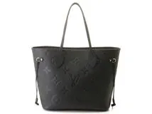 LOUIS VUITTON ルイヴィトン トートバッグ ネヴァーフルMM モノグラム・アンプラント ノワール M45685 RFIDタグ【472】HA  の購入なら「質」の大黒屋（公式）