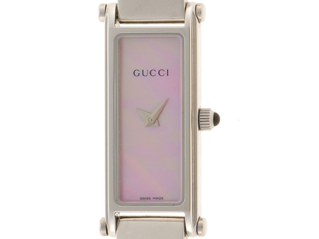 GUCCI グッチ レディース時計 ピンクシェル文字盤 ステンレス クォーツ 1500L【430】2145000240648  の購入なら「質」の大黒屋（公式）