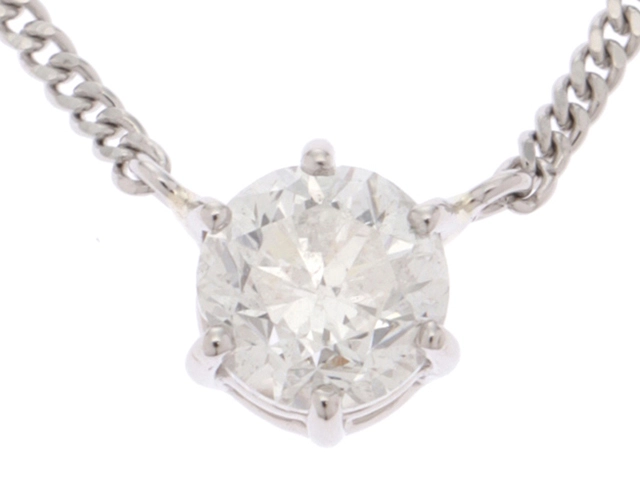 JEWELRY　ジュエリー　ネックレス　プラチナ850　ダイヤモンド1.03カラット　重量4.7ｇ【472】HG