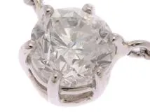 JEWELRY ノンブランドジュエリー ネックレス プラチナ850 ダイヤモンド1.03カラット　重量4.7ｇ【472】SJ