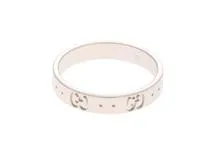 GUCCI　グッチ　アイコンリング　K18ホワイトゴールド　約18号【430】2145000243496