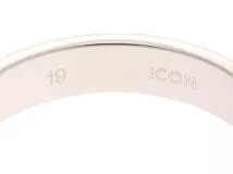 GUCCI　グッチ　アイコンリング　K18ホワイトゴールド　約18号【430】2145000243496