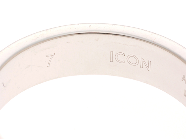 GUCCI グッチ アイコンリング K18ホワイトゴールド 刻印サイズ7号 約
