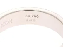 GUCCI　グッチ　アイコンリング　K18ホワイトゴールド　刻印サイズ7号　約3.3g【430】2145000243502
