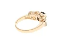 JEWELRY ノンブランドジュエリー　リング　K18ゴールド　サファイア1.19ct　ダイヤモンド0.75ct　＃13号　重さ7.4ｇ【472】HA