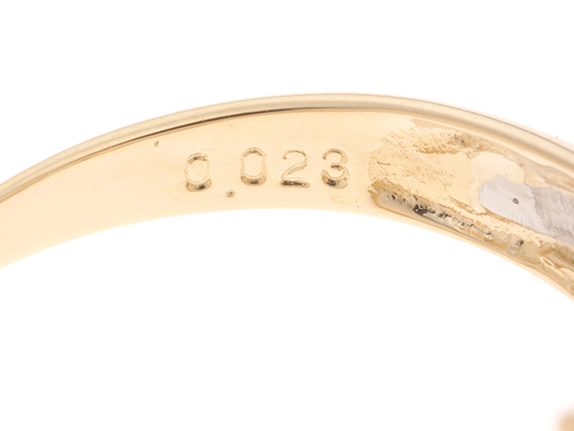 JEWELRY ノンブランドジュエリー リング 指輪 K18 ゴールド PT900 プラチナ アクアマリン 0.65ct ダイヤモンド 0.023ct 12号 【460】2145000245117