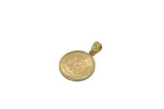JEWELRY ノンブランドジュエリー メキシコイーグル金貨2ペソ トップ K21.6/K18 ゴールド 【460】2145000245384