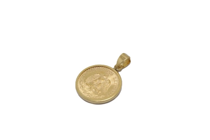 JEWELRY ノンブランドジュエリー メキシコイーグル金貨2ペソ トップ K21.6/K18 ゴールド 【460】2145000245384