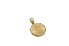 JEWELRY ノンブランドジュエリー メキシコイーグル金貨2ペソ トップ K21.6/K18 ゴールド 【460】2145000245384
