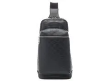 GUCCI グッチ 450970 グッチシマ　日本限定　クロスボディバッグ　ネイビー　レザー　2145000245711【208】