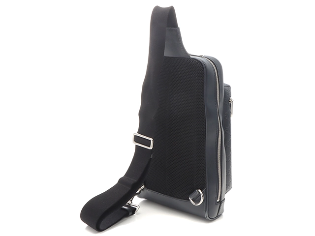 GUCCI グッチ 450970 グッチシマ 日本限定 クロスボディバッグ ネイビー レザー 2145000245711【208】