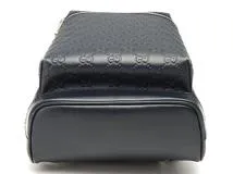 GUCCI グッチ 450970 グッチシマ　日本限定　クロスボディバッグ　ネイビー　レザー　2145000245711【208】