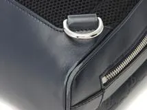 GUCCI グッチ 450970 グッチシマ　日本限定　クロスボディバッグ　ネイビー　レザー　2145000245711【208】