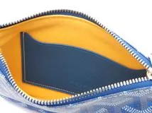 GOYARD　ゴヤール　セナ　ミニポーチ　SENAT2MINTY10CL10P　ピーナッツスペシャル　スヌーピー　ウッドストック　マーカージュ　スカイブルー　PVC/カーフ　2145000246930【207】