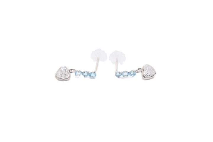 JEWELRY ノンブランドジュエリー ピアス ハートモチーフ K10WG