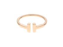 TIFFANY＆CO ティファニー Tワイヤー　リング　K18ピンクゴールド　約7.5号　約2.6g 【430】 2145000250463
