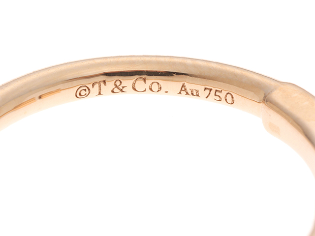 TIFFANY＆CO ティファニー Tワイヤー リング K18ピンクゴールド