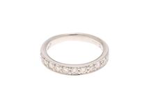 JEWELRY ノンブランドジュエリー リング 指輪 PT900 プラチナ ダイヤモンド 0.55ct 1P サファイア 12号 【460】2145000256373