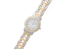 HERMES エルメス クリッパーコンビ レディース腕時計 クォーツ