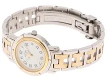 HERMES エルメス クリッパーコンビ レディース腕時計 クォーツ