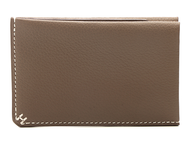 HERMES エルメス Hセリエ カードケース エトゥープ エバーカラー 刻印