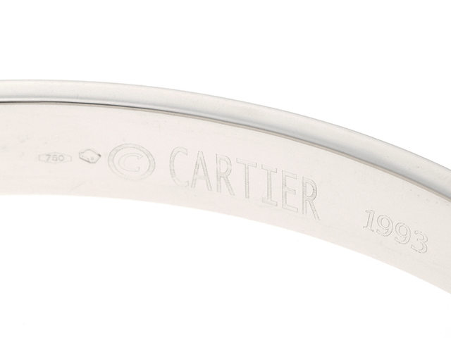 Cartier カルティエ ラブブレスレット Kホワイトゴールド 旧型