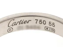 Cartier カルティエ　ミニラブリング　ホワイトゴールド　WG　約4.3g　55号　【436】