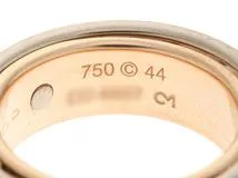 Cartier カルティエ 貴金属・宝石 リング ラブシークレットリング K18 ホワイトゴールド ピンクゴールド #44(日本サイズ4号） 9.2g【473】