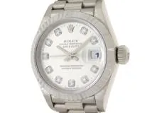 A番 2000年5月並行 ROLEX ロレックス デイトジャスト レディース 女性用腕時計 オートマチック ホワイトゴールド シルバー文字盤  79179G 【474】 の購入なら「質」の大黒屋（公式）