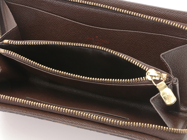 【良品】ルイヴィトン　ポルトモネジップ　ダミエ　N61728 LOUIS VUITTON ルイ ヴィトン ダミエ ポルト モネ ジップ 長財布