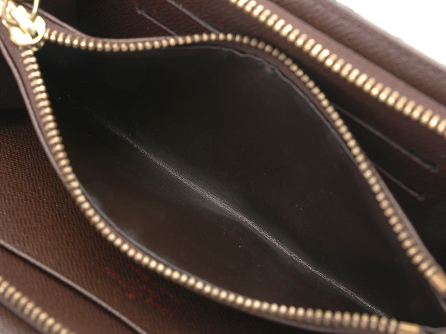 ルイヴィトン ポルトモネジップ ダミエ エベヌ 長財布 ルイヴィトンポルト モネ ジップ 14137 ブラウン ユニセックス