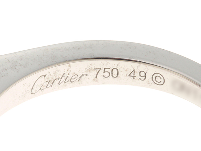 カルティエ Cartier リング インド ミステリューズ 1ポイント クッションカット ローズクォーツ 2ポイント ダイヤモンド K18PG 14.5号 / #55