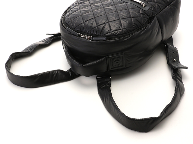 CHANEL シャネル コココクーン リュックサック ブラック SV CHANEL シャネル コココクーン リュックサック ブラック SV