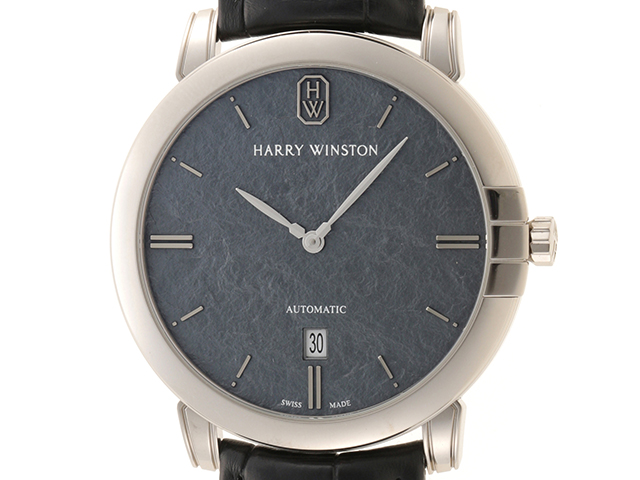 ハリー ウィンストン HARRY WINSTON MIDAHM42WW002 シルク/ホワイトシェル メンズ 腕時計