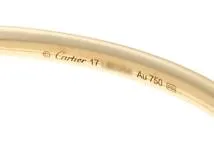 Cartier カルティエ ジュストアンクルブレスレット SM イエローゴールド 17号 2146000297236 【437】  の購入なら「質」の大黒屋（公式）