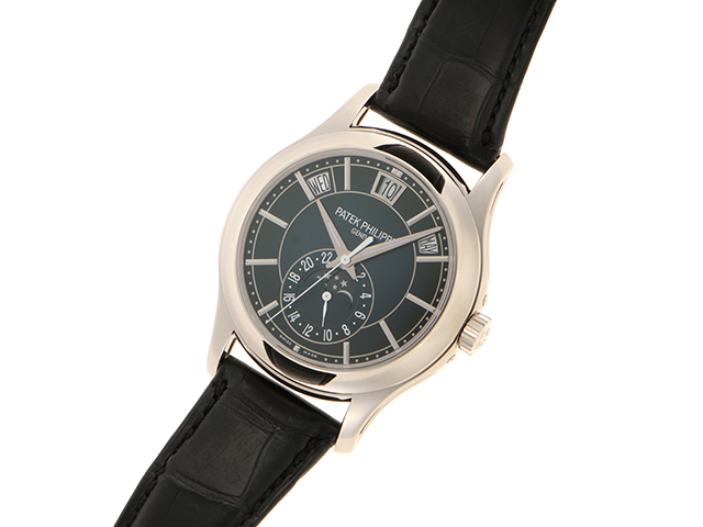 パテックフィリップ✴︎純正クロコ黒革ベルト5205G もとめ 