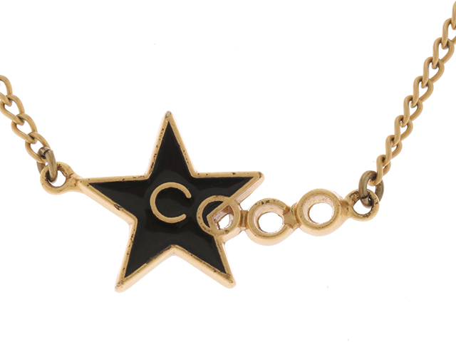 CHANEL シャネル ネックレス スターモチーフ メッキ 【472】HG