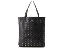 JIMMYCHOO 　ジミーチュウ　トートバッグ　スタースタッズ　ブラック　レザー　【472】HG