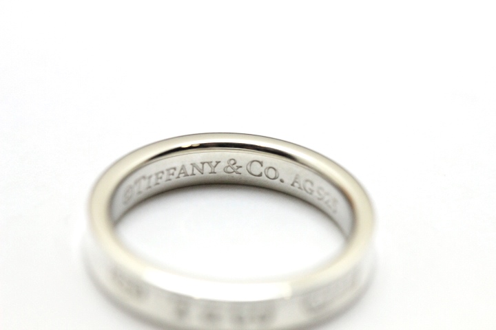 TIFFANY&CO　ティファニー　リング　指輪　1837ナローリング　SV　シルバー　14号　4.0g　【472】A image number 2