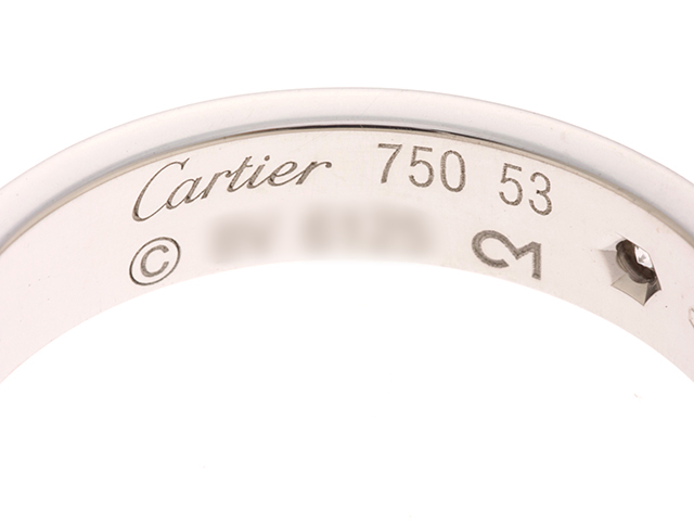 Cartier カルティエ リング 指輪 ミニラブリング WG ホワイトゴールド