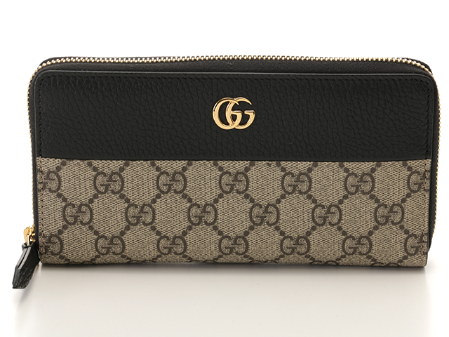 GUCCI グッチ GGマーモント ラウンドファスナー長財布 456117 GG