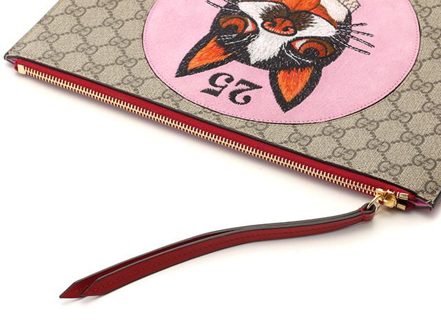 週末セール♡極美品！GUCCI グッチ ボスコ犬 GG クラッチバッグ-