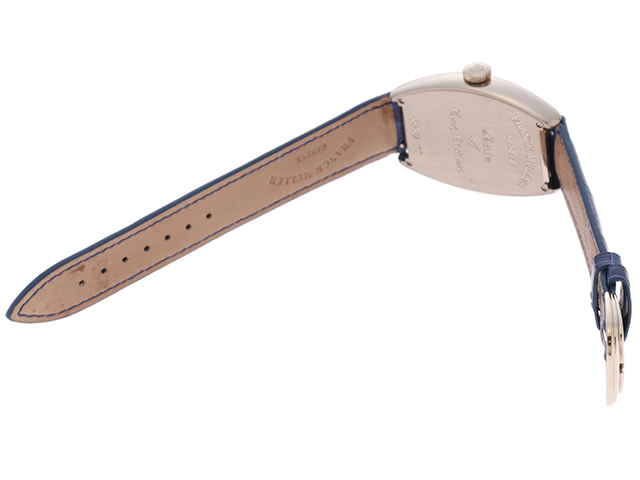 フランクミュラー トノーカーベックス プラチナムローター 腕時計 時計 18金 K18ホワイトゴールド 6850 SC 自動巻き メンズ 1年保証 FRANCK MULLER  フランクミュラー